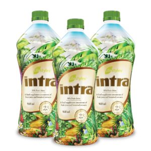 Paquete de 3 bebidas herbales Intra Lifestyles 950ml cada una