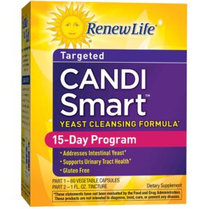 Renew Life Candismart programa limpieza 15 días kit 2 partes
