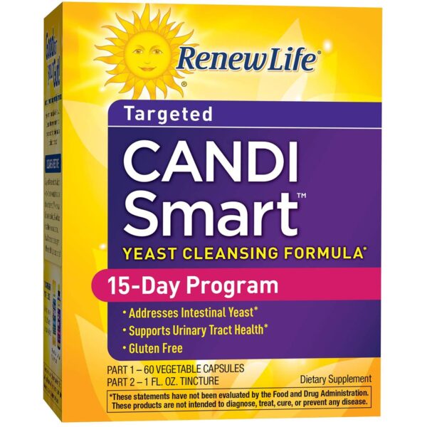 Renew Life Candismart programa limpieza 15 días kit 2 partes