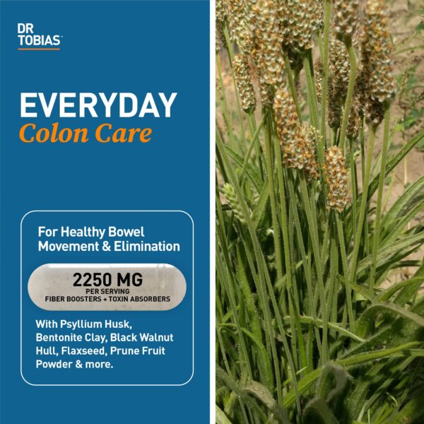 Suplemento psyllium para regularidad intestinal Dr. Tobias