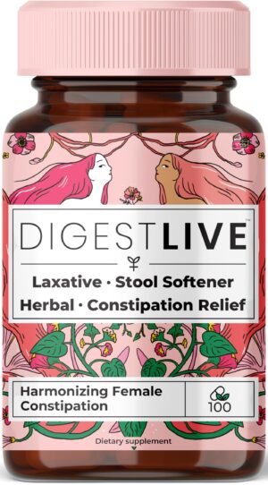 DigestLive laxante natural para mujeres 100 cápsulas