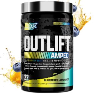 Outlift Amped Blueberry Lemonade frasco frente