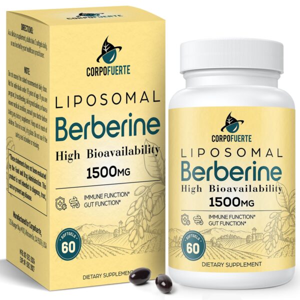 Corpofuerte Berberina Liposomal suplemento 1500mg