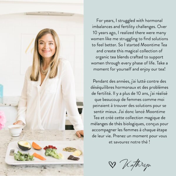 Moontime Tea tisana orgánica para purificación y bienestar femenino