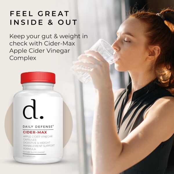 Cápsulas vinagre de sidra de manzana Daily Defense 500mg