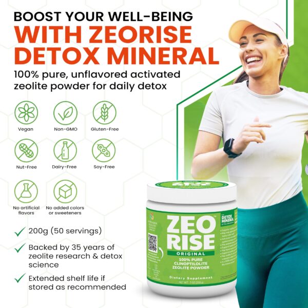 Envase Zeolita Clinoptilolita detox polvo