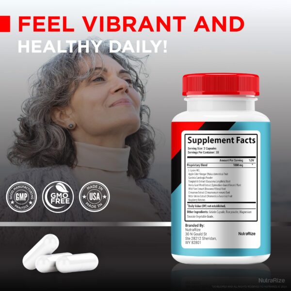 nutrarize gluco health plus suplemento bienestar integral