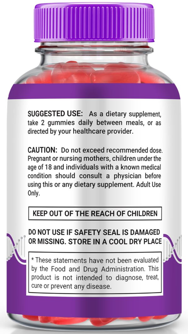 Gomitas apoyando niveles saludables estables y bienestar