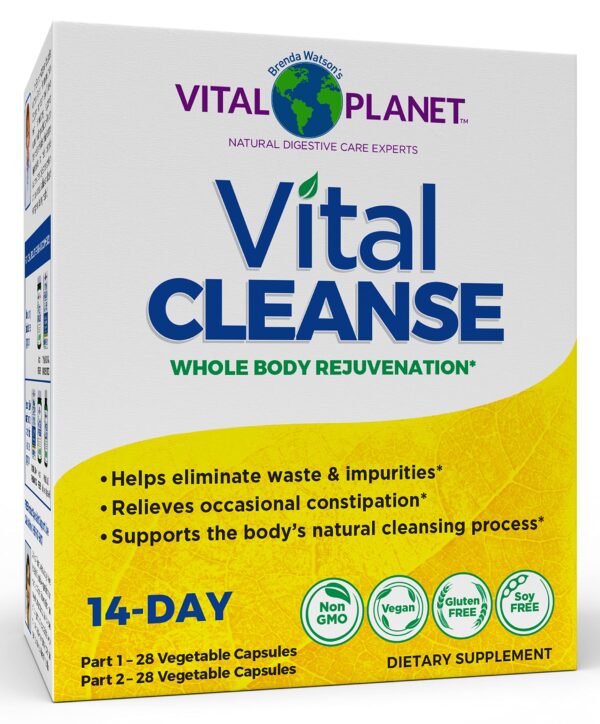 Vital Planet Vital Cleanse kit 14 días 56 cápsulas
