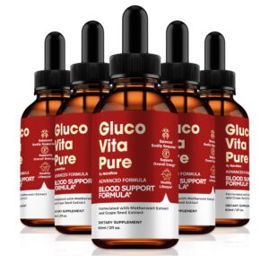 GlucoVita Pure gotas naturales para circulación saludable