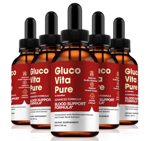 GlucoVita Pure gotas naturales para circulación saludable