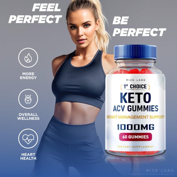 rize labs 1st Choice Keto Gomitas en mano