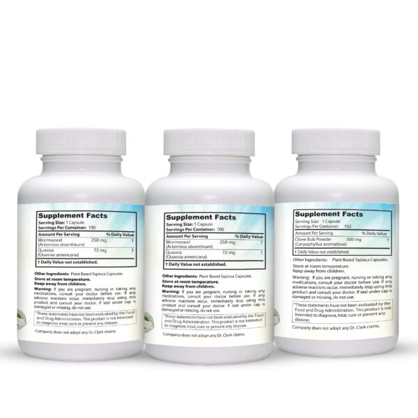Cápsulas naturales para función intestinal saludable Dr Clark Store