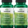Swanson Colon Helper cápsulas en botella