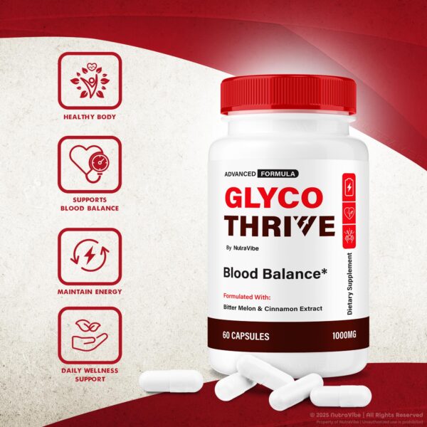 Conjunto de 5 frascos Glyco Thrive