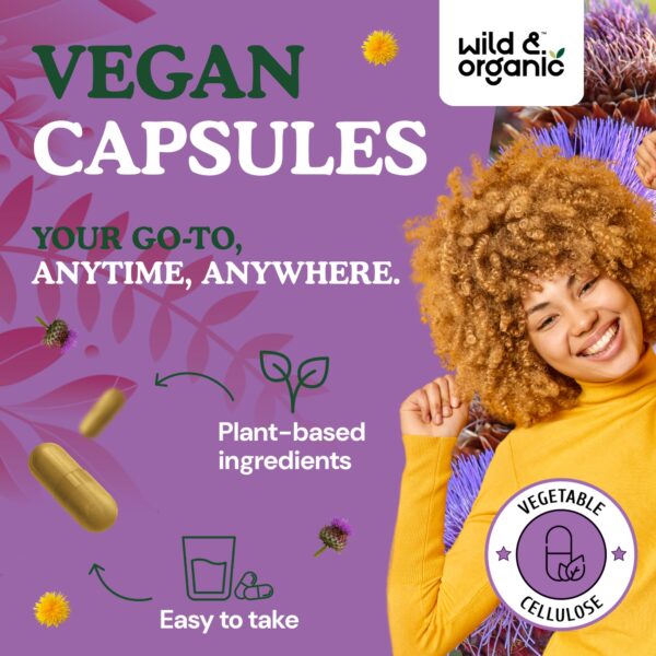 Cápsulas naturales para detox de hígado y salud digestiva