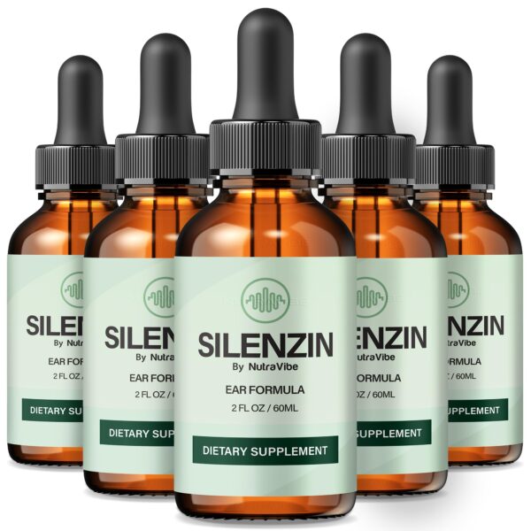 Frasco Silenzin Gotas con etiqueta visible