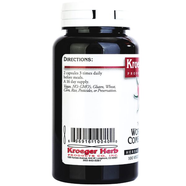 Cápsulas naturales para detox Kroeger Herb empaque