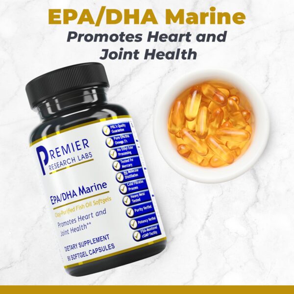 Etiqueta del producto Omega-3 Premier Research Labs