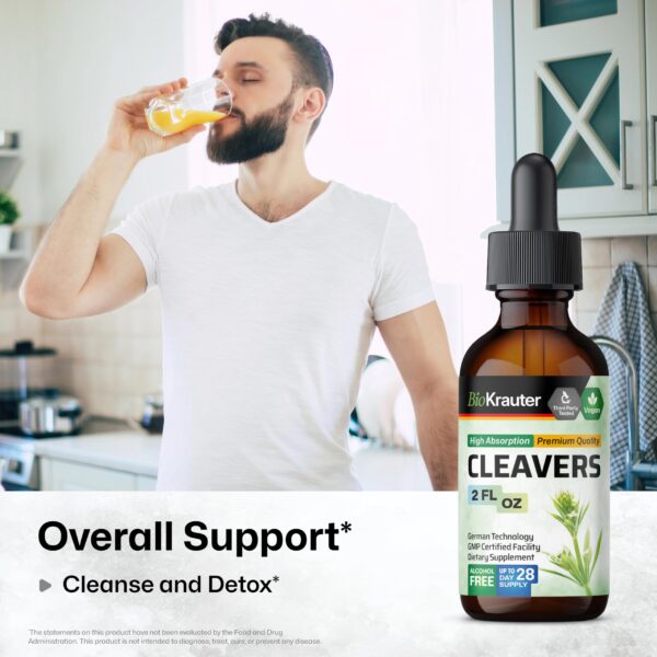 Extracto BIO KRAUTER de hierba cleavers para limpieza natural