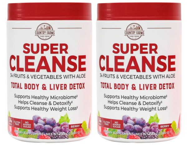 Country Farms Super Cleanse bebida detox frutas y verduras