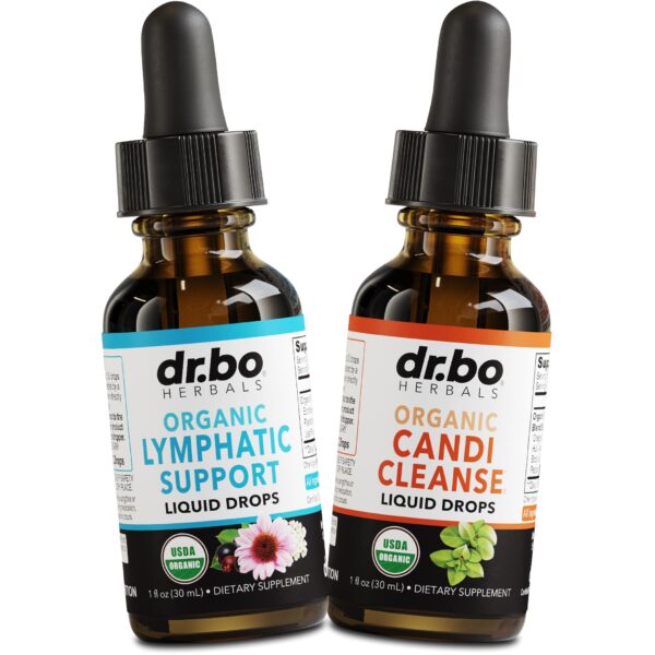 Suplemento orgánico de drenaje linfático con gotas líquidas 30 ml