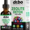 Frasco gotas líquidas Zeolite Detox para niños Dr. Bo sabor baya