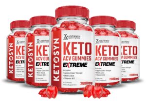 Gomitas Ketosyn Keto ACV 2000MG paquete 5