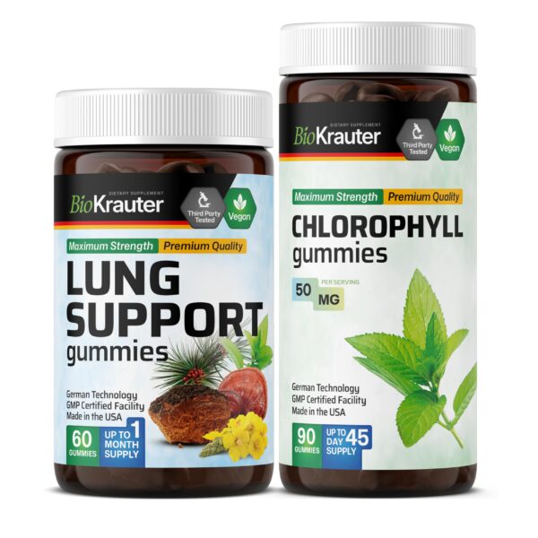 BioKrauter gomitas clorofila apoyo pulmonar