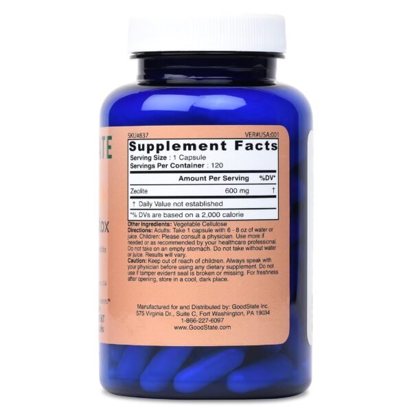 Etiqueta Good State Zeolite Clinoptilolite