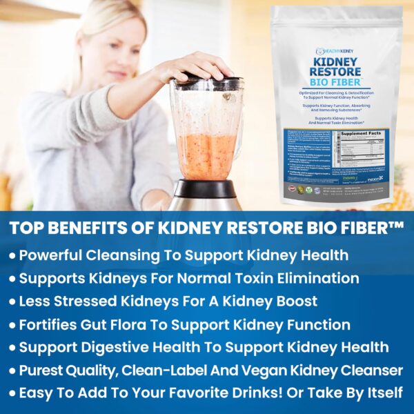 bio fiber prebiótico para salud digestiva y bienestar renal