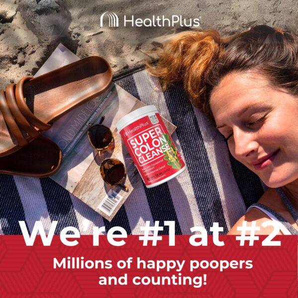 Health Plus Super Colon Cleanse para eliminación de toxinas y bienestar