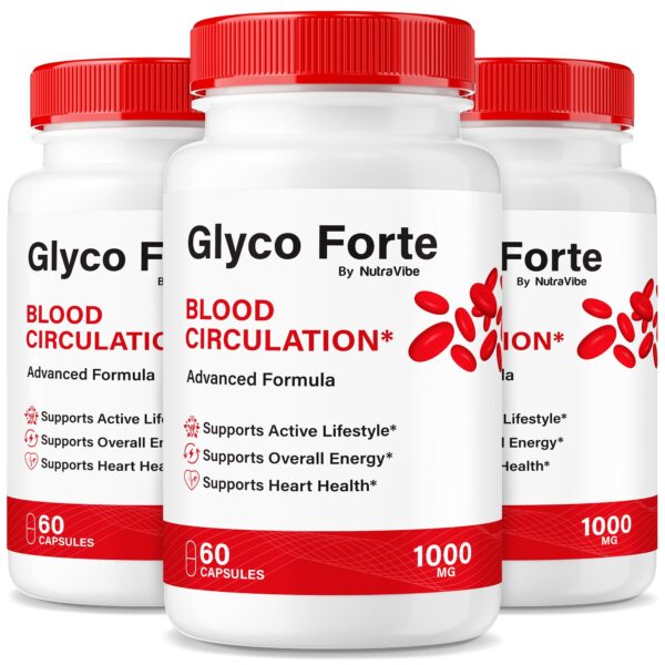 Frasco Glyco Forte con cápsulas