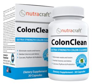Nutracraft ColonClean detox colon 30 cápsulas botella