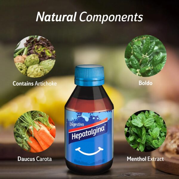 Gotas detox hepáticas Hepatalgina con extractos naturales
