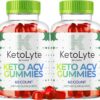Paquete de 2 gomitas KetoLyte ACV fórmula avanzada 120 unidades