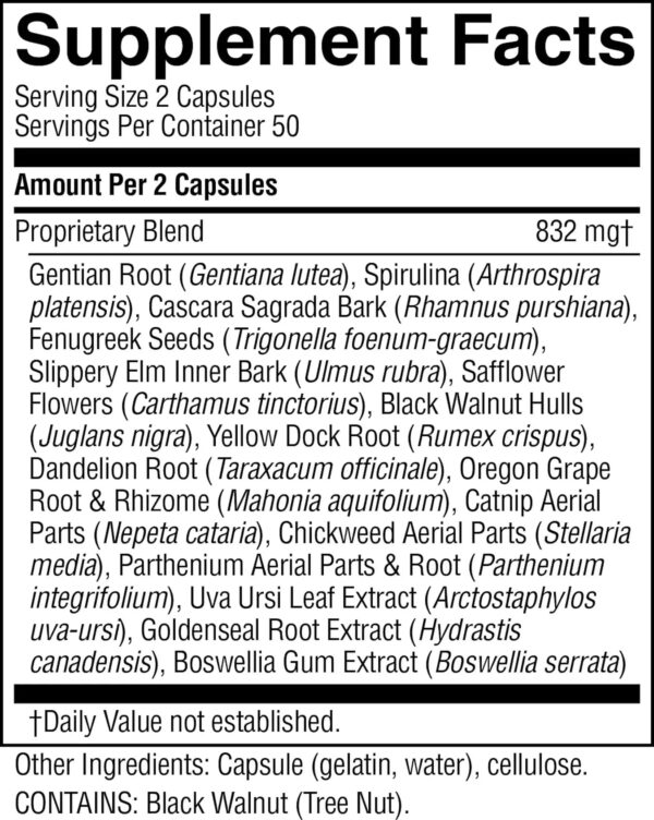Cápsulas naturales Cellular Detox para soporte digestivo Nature's Sunshine Cápsulas naturales Cellular Detox para soporte digestivo Nature's Sunshine