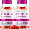 Bliss Keto ACV Gummies paquete 2 de 60 unidades