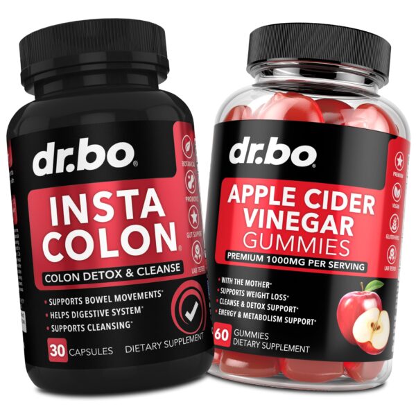 Limpiador de colon gomitas de vinagre sidra manzana ACV
