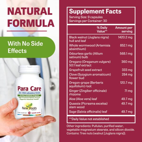 Fórmula herbal para equilibrio interno New Roots Herbal Para Care