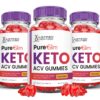 Pure Slim Keto ACV gomitas sabor vinagre manzana 180 gomitas