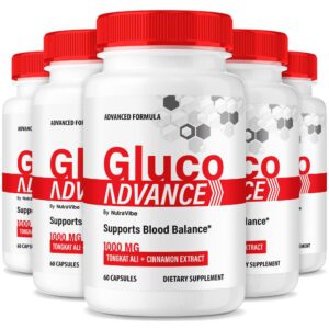 Frasco de Gluco Advance – vista frontal