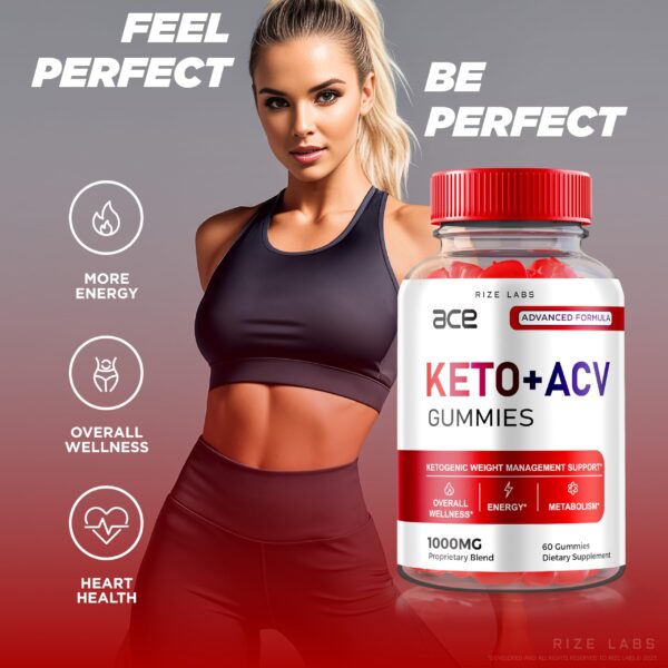 Etiqueta frontal suplemento Ace Keto ACV
