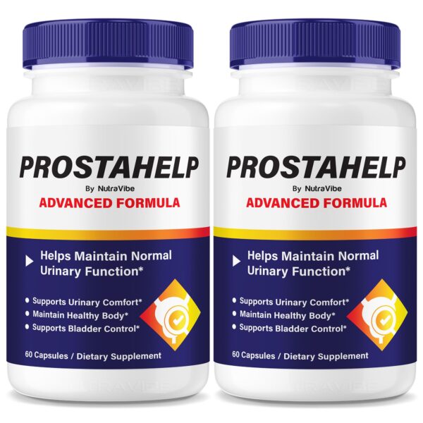 ProstaHelp NutraVibe cápsulas frente al envase