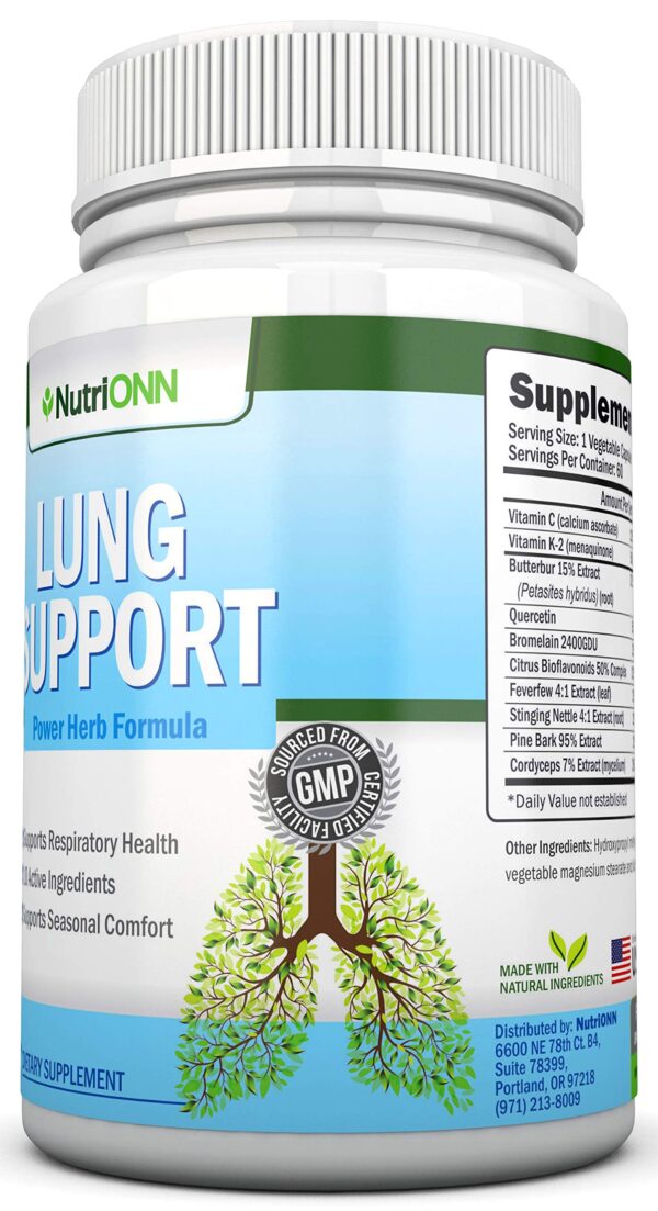 NutriONN suplemento para apoyo respiratorio natural