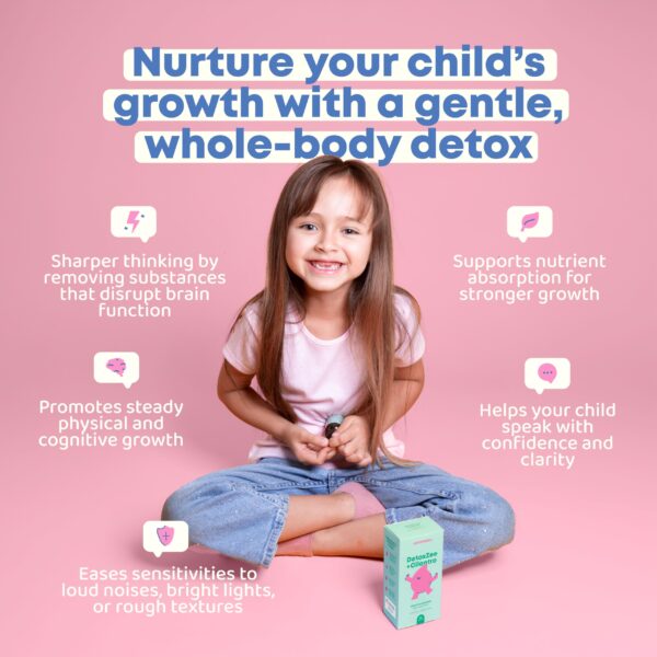 Suplemento detox para niños JoySpring DetoxZee sabor frutos rojos