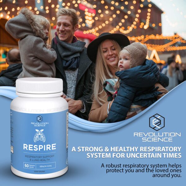 Ingredientes naturales suplemento pulmonar Respire Revolution Science
