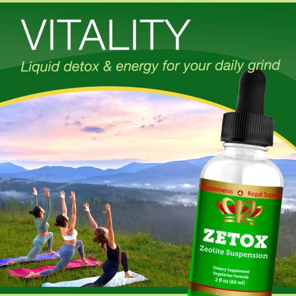 ZETOX suplemento detox confiable para niños y adultos 60 porciones