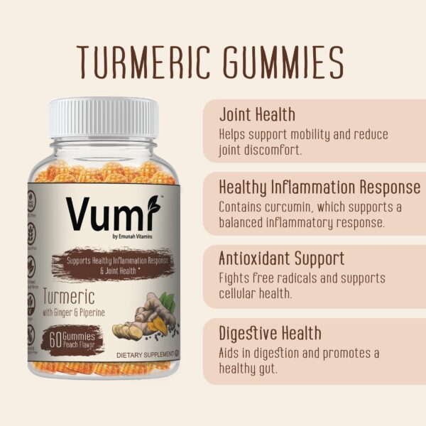 Envase de gominolas de cúrcuma Vumi