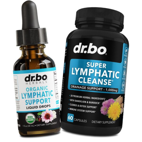 Suplemento drenaje linfatico gotas y cápsulas orgánicas naturales